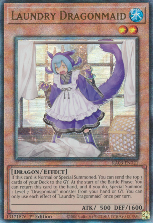 Laundry Dragonmaid - RA03-EN021 - Ultimate Rare 1st Edition
