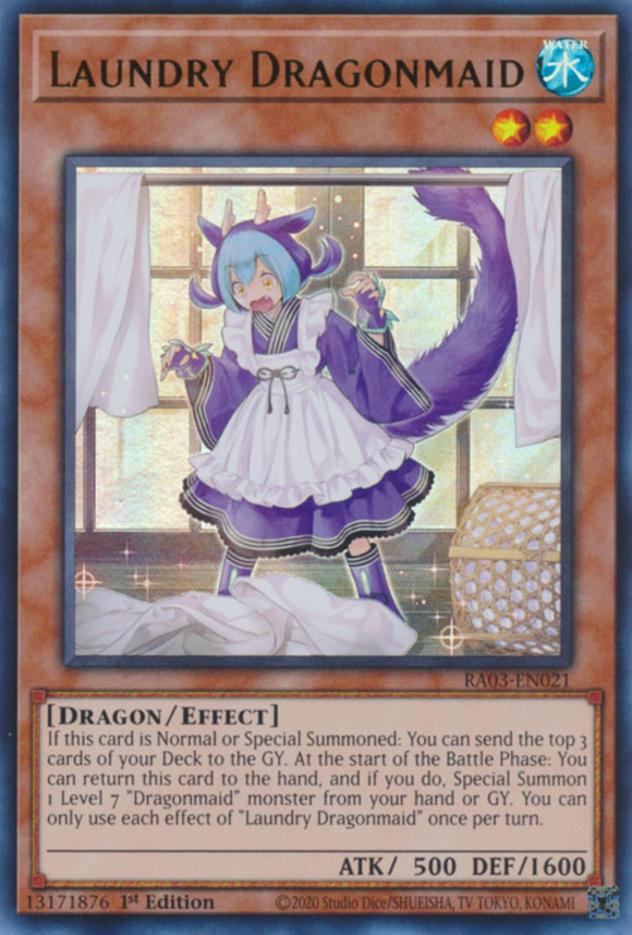 Laundry Dragonmaid - RA03-EN021 - Ultra Rare 1st Edition
