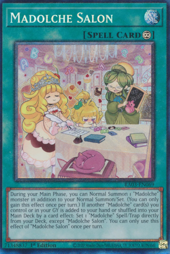 Madolche Salon - RA03-EN069 - Collector's Rare 1st Edition