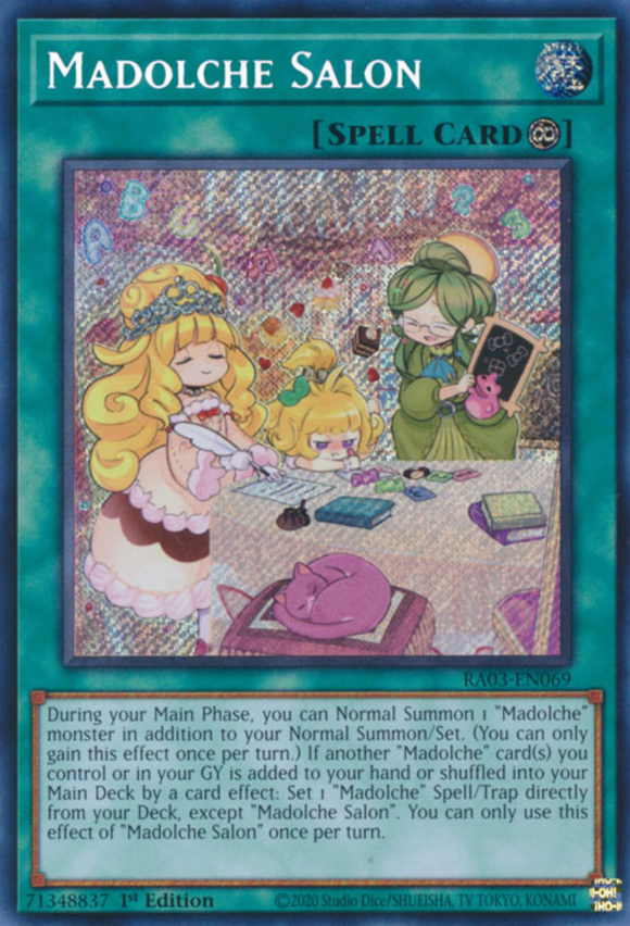Madolche Salon - RA03-EN069 - Secret Rare 1st Edition