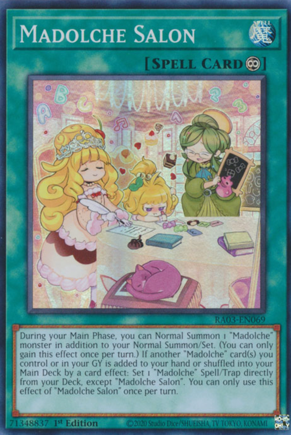 Madolche Salon - RA03-EN069 - Super Rare 1st Edition