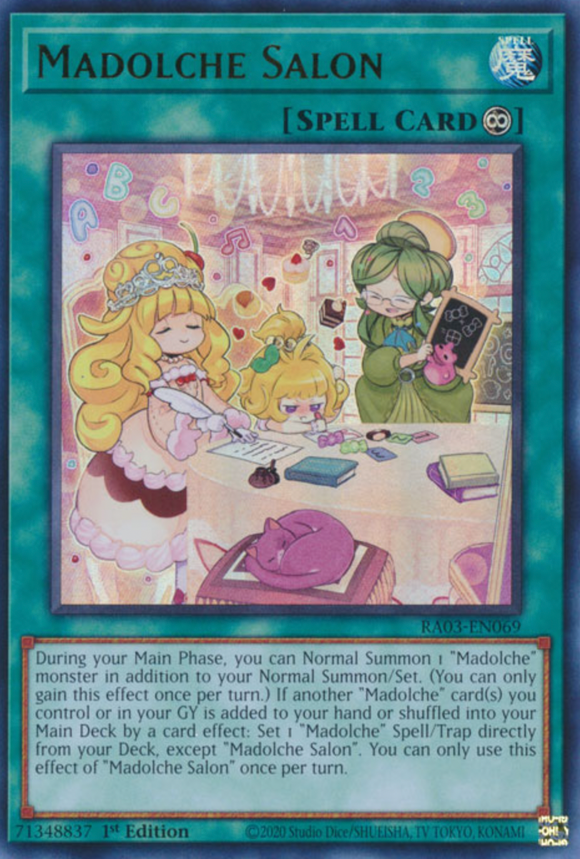 Madolche Salon - RA03-EN069 - Ultra Rare 1st Edition
