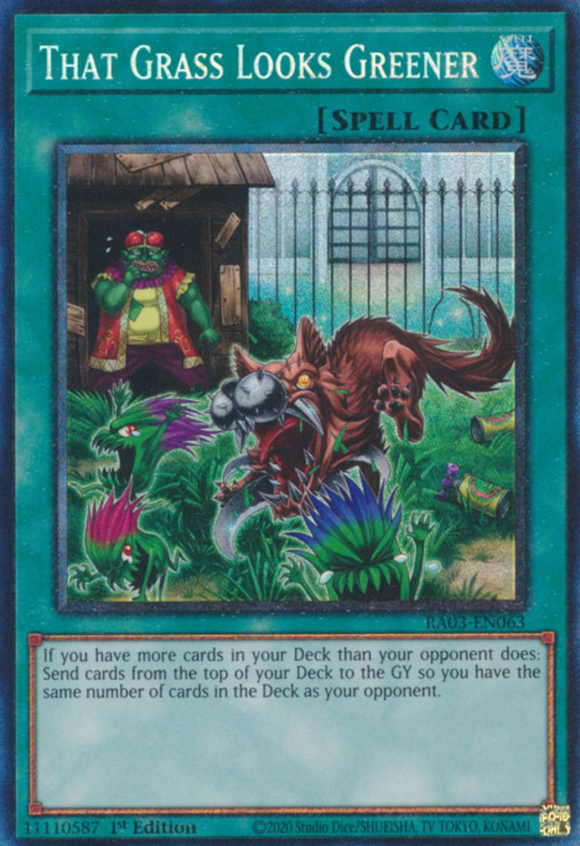 That Grass Looks Greener - RA03-EN063 - Collector's Rare 1st Edition