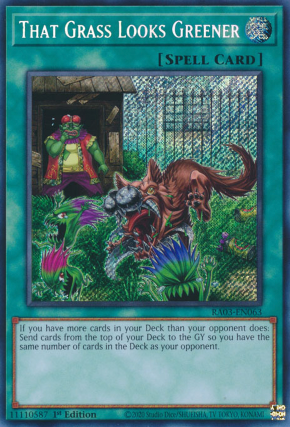 That Grass Looks Greener - RA03-EN063 - Secret Rare 1st Edition