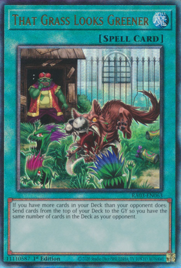 That Grass Looks Greener - RA03-EN063 - Ultimate Rare 1st Edition