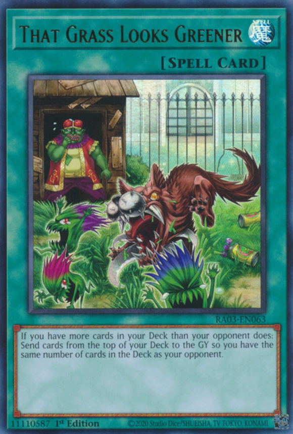 That Grass Looks Greener - RA03-EN063 - Ultra Rare 1st Edition