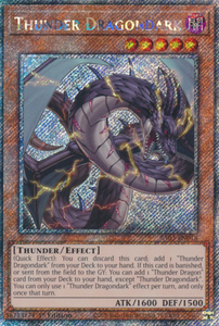 Thunder Dragondark - RA03-EN018 - Platinum Secret Rare 1st Edition