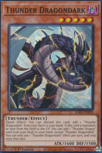 Thunder Dragondark - RA03-EN018 - Super Rare 1st Edition