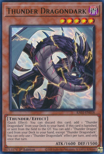Thunder Dragondark - RA03-EN018 - Ultra Rare 1st Edition
