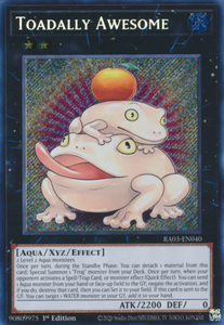 Toadally Awesome - RA03-EN040 - Secret Rare 1st Edition