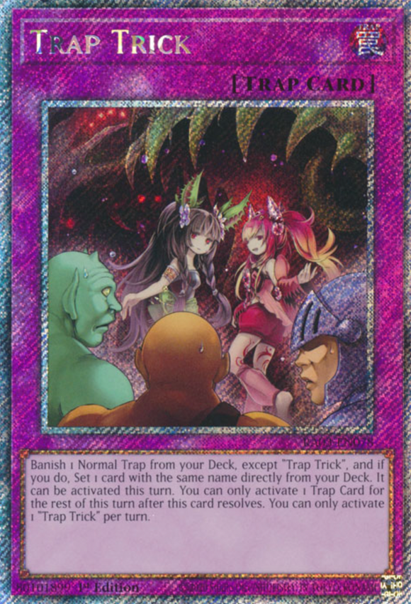 Trap Trick - RA03-EN078 - Platinum Secret Rare 1st Edition
