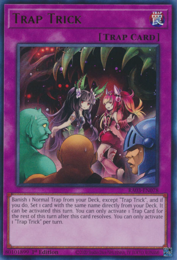 Trap Trick - RA03-EN078 - Ultra Rare 1st Edition