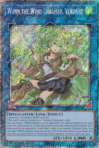 Wynn the Wind Charmer, Verdant - RA03-EN045 - Platinum Secret Rare 1st Edition