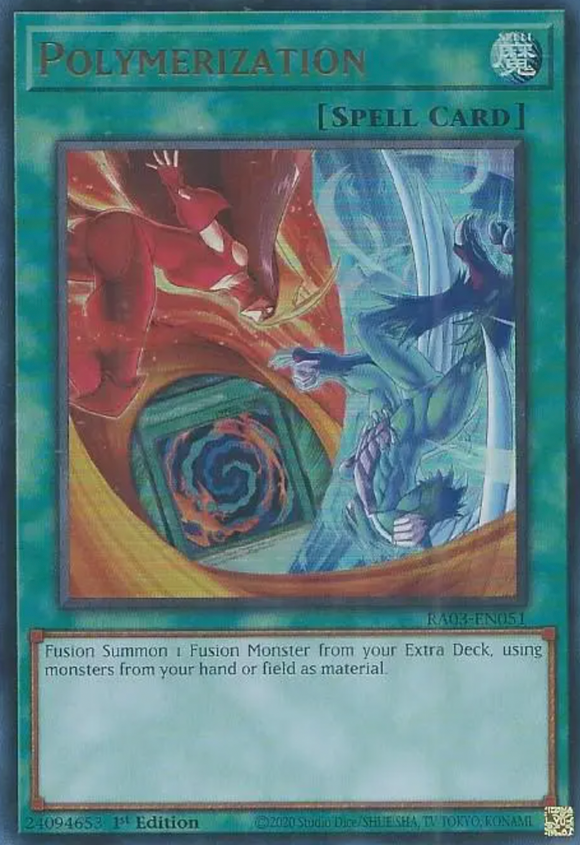 Polymerization (Hero Art) - RA03-EN051 - Ultimate Rare 1st Edition