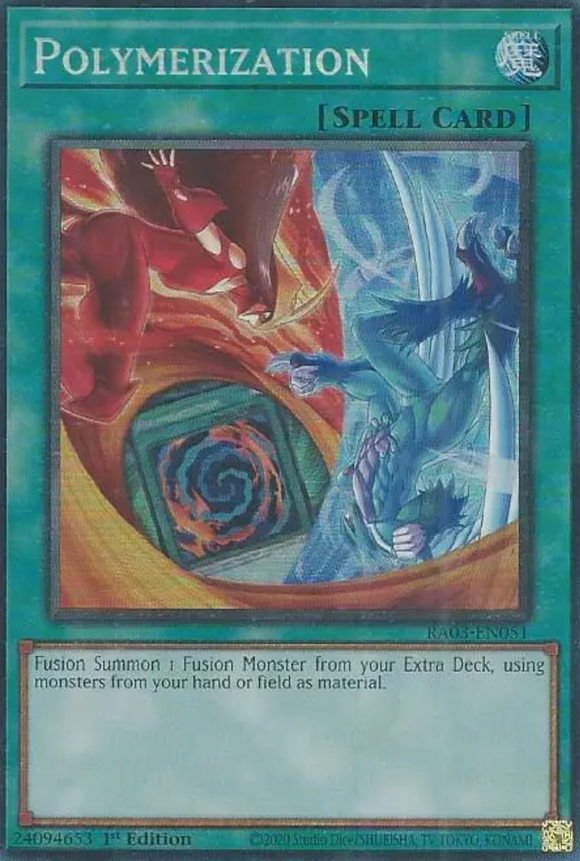 Polymerization (Hero Art) - RA03-EN051 - Collector's Rare 1st Edition