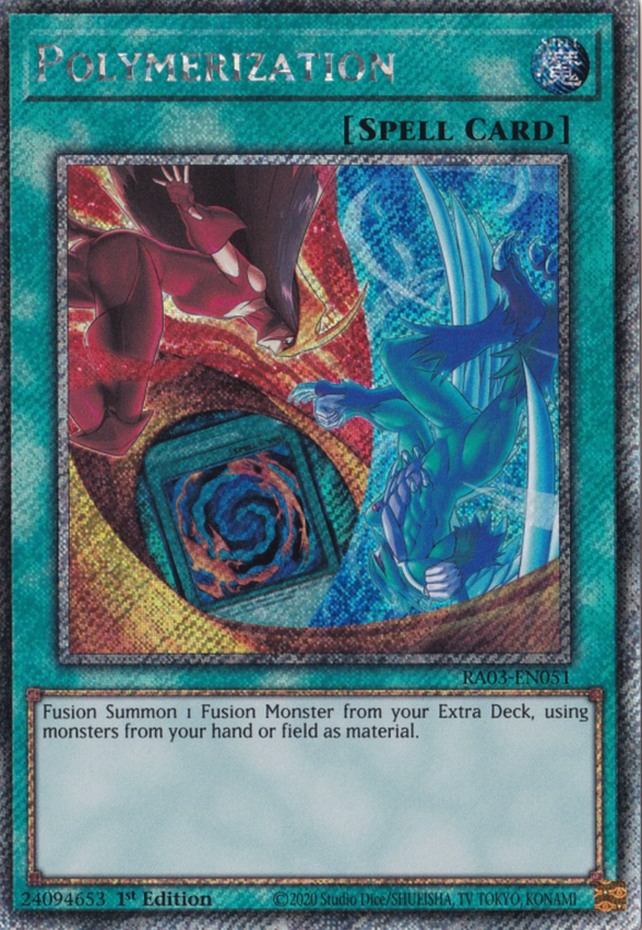 Polymerization (Hero Art) - RA03-EN051 - Platinum Rare 1st Edition