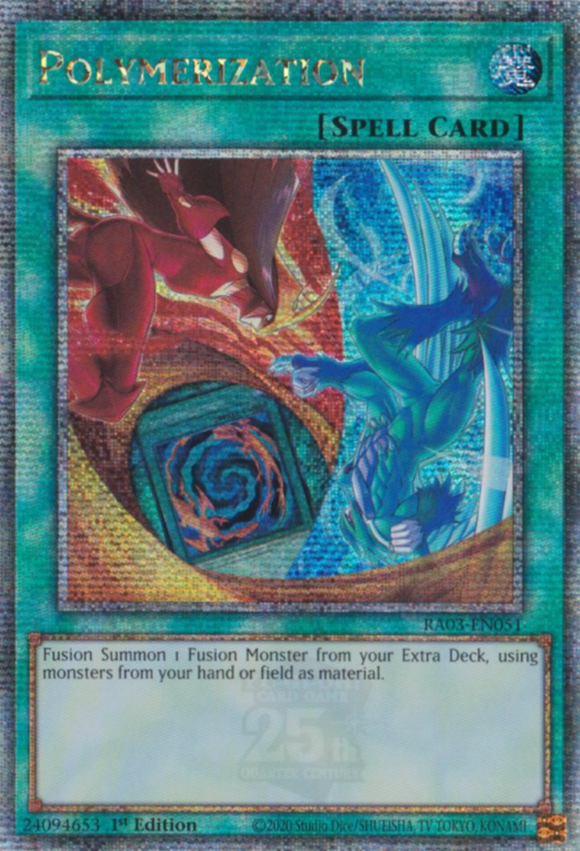 Polymerization (Hero Art) - RA03-EN051 - Quarter Century Rare 1st Edition