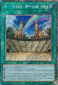 Ancient City - Rainbow Ruins - RA03-EN181 - Platinum Secret Rare 1st Edition