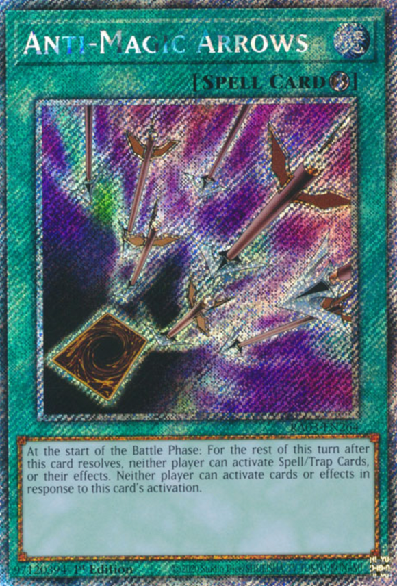 Anti-Magic Arrows - RA03-EN264 - Platinum Secret Rare 1st Edition
