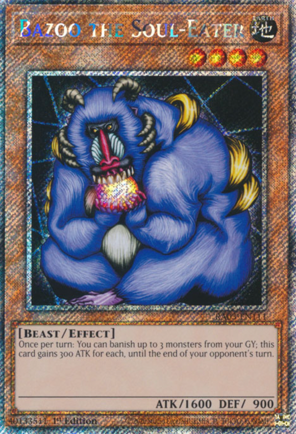 Bazoo the Soul-Eater - RA03-EN111 - Platinum Secret Rare 1st Edition