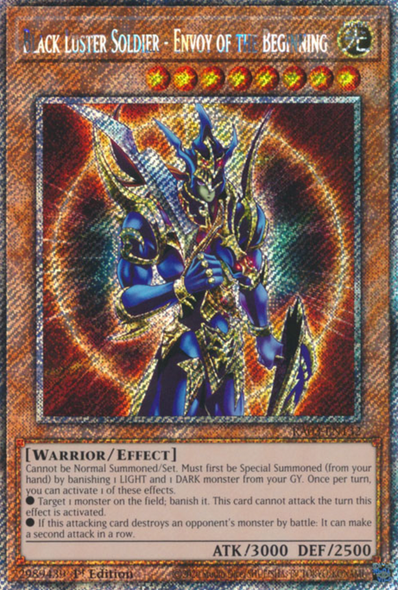 Black Luster Soldier - Envoy of the Beginning - RA03-EN132 - Platinum Secret Rare 1st Edition
