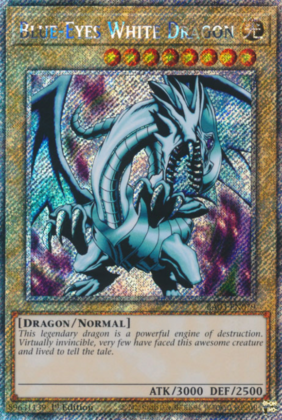 Blue-Eyes White Dragon - RA03-EN079 - Quarter Century Rare 1st Edition