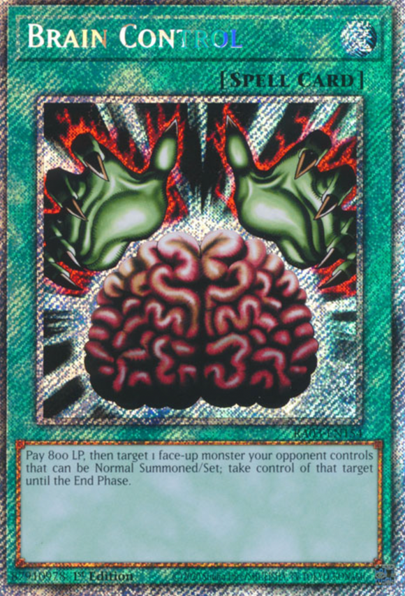 Brain Control - RA03-EN154 - Platinum Secret Rare 1st Edition