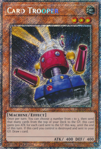 Card Trooper - RA03-EN172 - Platinum Secret Rare 1st Edition