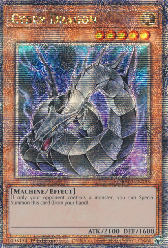Cyber Dragon - RA03-EN155 - Quarter Century Rare 1st Edition