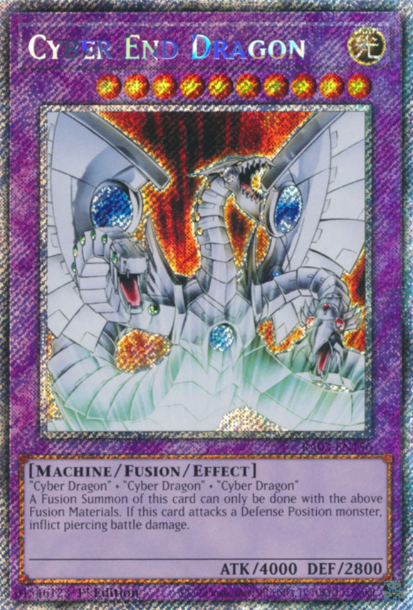 Cyber End Dragon - RA03-EN156 - Platinum Secret Rare 1st Edition