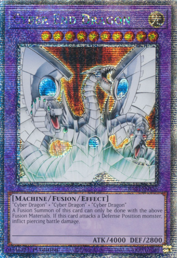 Cyber End Dragon - RA03-EN156 - Quarter Century Rare 1st Edition