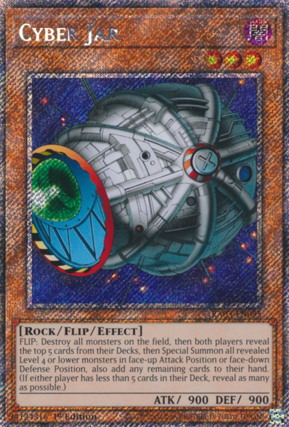 Cyber Jar - RA03-EN095 - Platinum Secret Rare 1st Edition