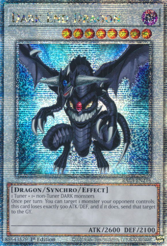 Dark End Dragon - RA03-EN216 - Quarter Century Rare 1st Edition