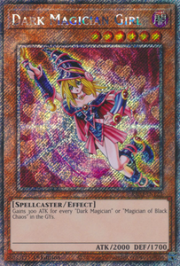 Dark Magician Girl (2005 Tin Art) - RA03-EN123 - Platinum Secret Rare 1st Edition