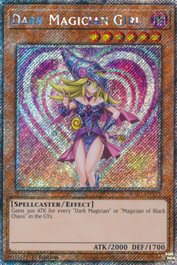Dark Magician Girl (Movie Art) - RA03-EN123 - Platinum Secret Rare 1st Edition
