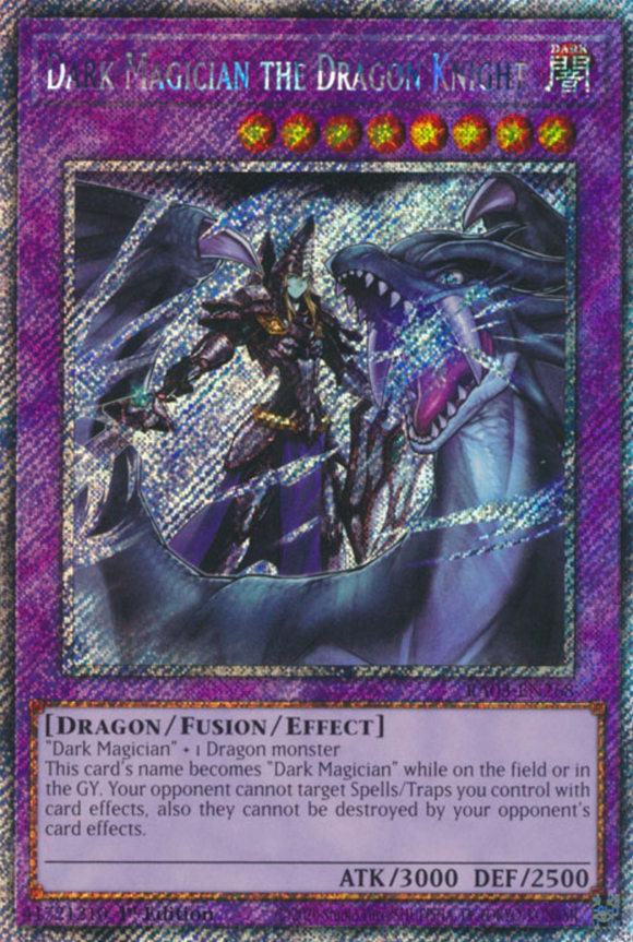 Dark Magician the Dragon Knight - RA03-EN268 - Platinum Secret Rare 1st Edition