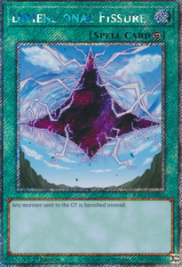 Dimensional Fissure - RA03-EN163 - Platinum Secret Rare 1st Edition