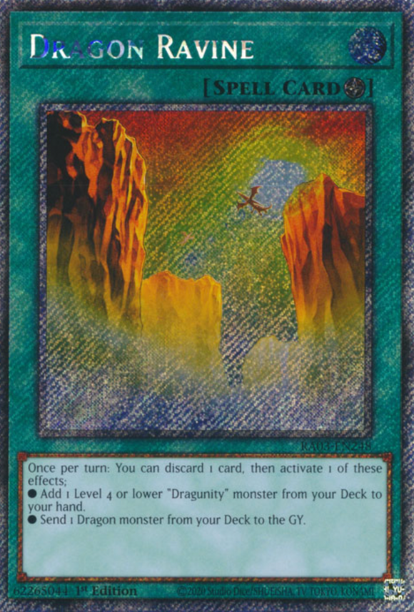 Dragon Ravine - RA03-EN248 - Platinum Secret Rare 1st Edition