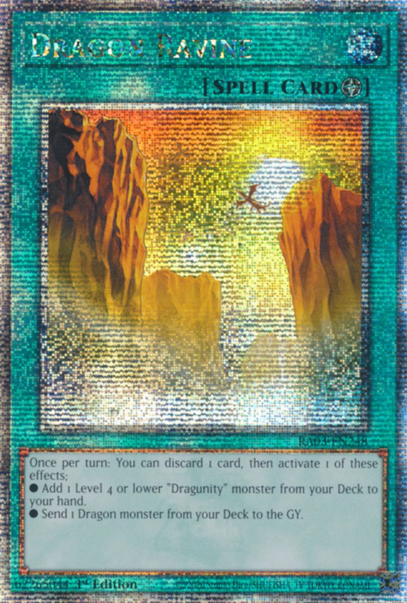 Dragon Ravine - RA03-EN248 - Quarter Century Rare 1st Edition