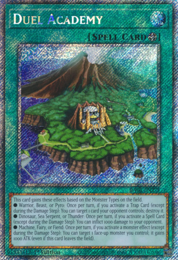Duel Academy - RA03-EN275 - Platinum Secret Rare 1st Edition