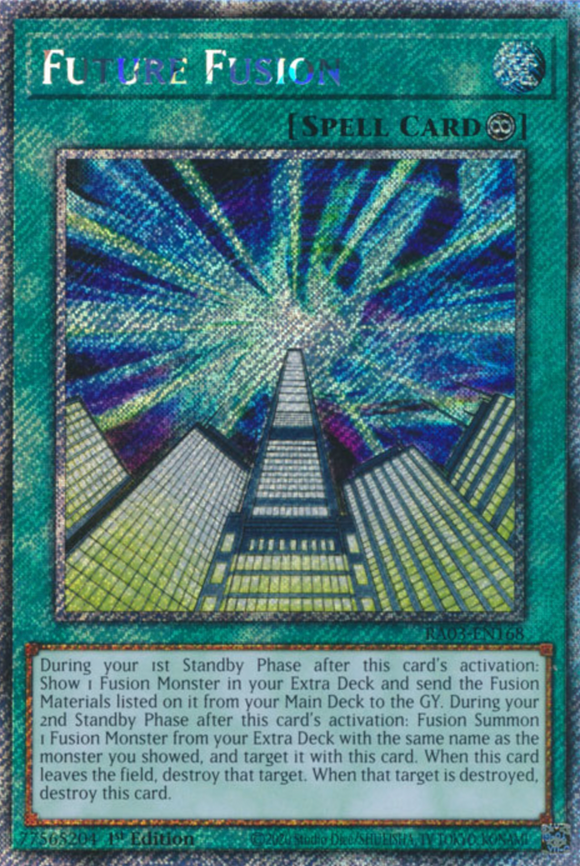 Future Fusion - RA03-EN168 - Platinum Secret Rare 1st Edition