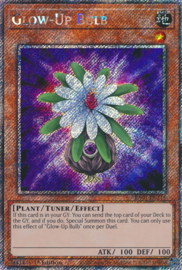 Glow-Up Bulb - RA03-EN245 - Platinum Secret Rare 1st Edition
