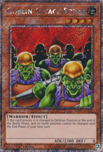 Goblin Attack Force - RA03-EN101 - Platinum Secret Rare 1st Edition