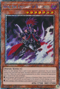 Gorz the Emissary of Darkness - RA03-EN210 - Platinum Secret Rare 1st Edition