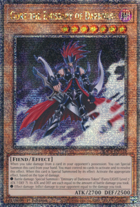 Gorz the Emissary of Darkness - RA03-EN210 - Quarter Century Rare 1st Edition