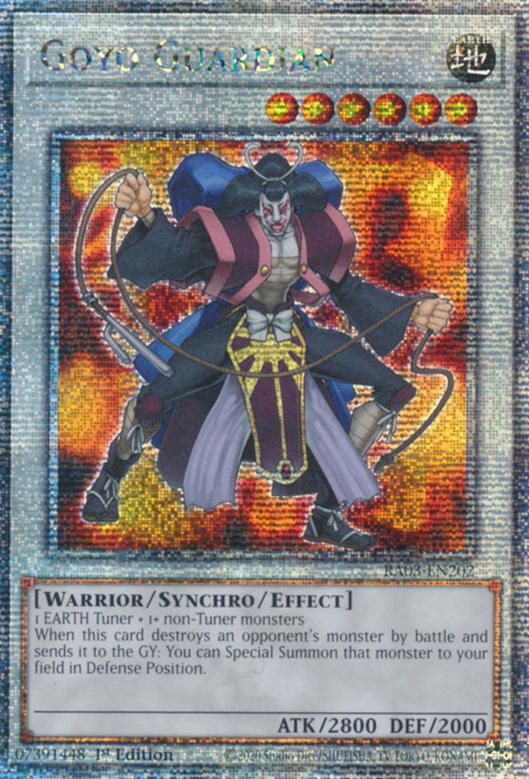 Goyo Guardian - RA03-EN202 - Quarter Century Rare 1st Edition
