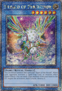 Herald of Perfection - RA03-EN237 - Quarter Century Rare 1st Edition