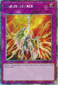 Icarus Attack - RA03-EN165 - Platinum Secret Rare 1st Edition