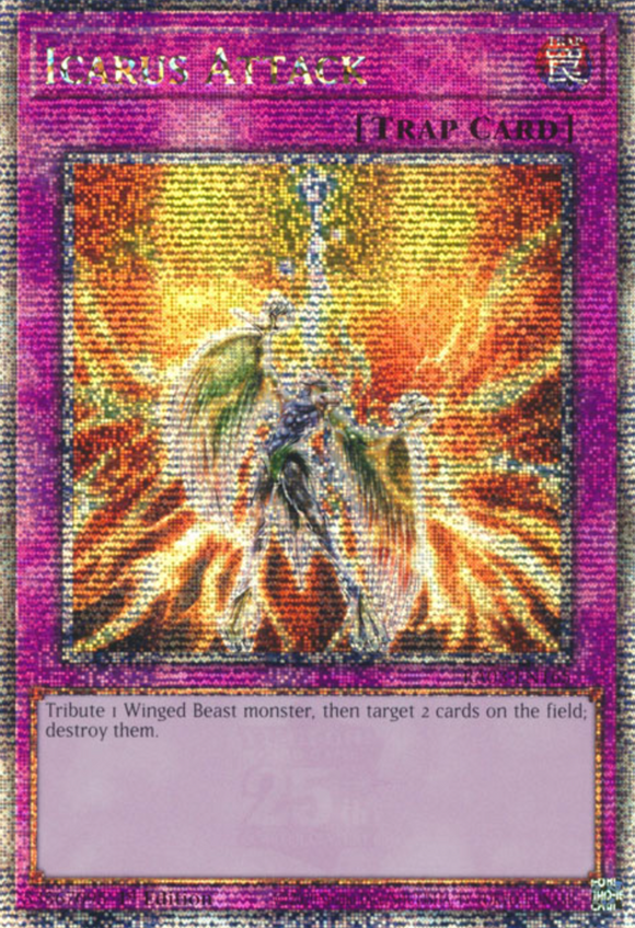 Icarus Attack - RA03-EN165 - Quarter Century Rare 1st Edition