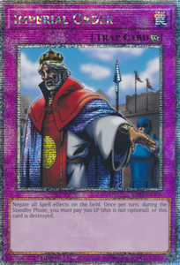 Imperial Order - RA03-EN106 - Quarter Century Rare 1st Edition